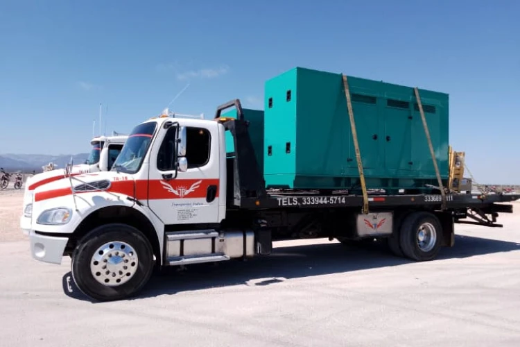 Transporte de Generador maquinaria en guadalajara